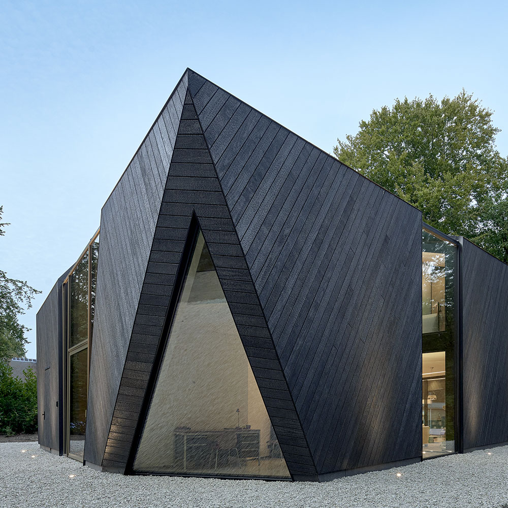 Diamand house in Hilversum een ontwerp van Architectuur Bureau De Vries en Theunissen